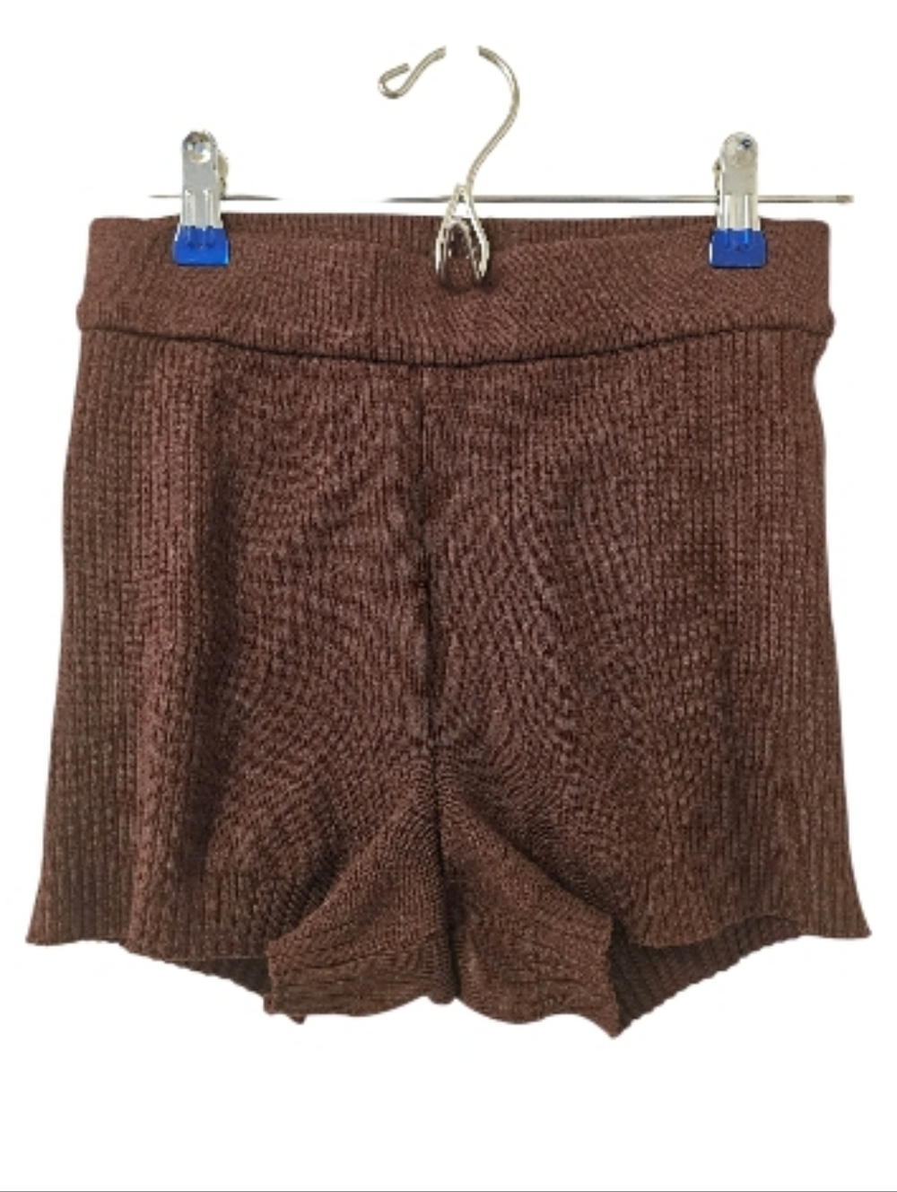 Brown Dynamite Women's Rib Yarn Shorts